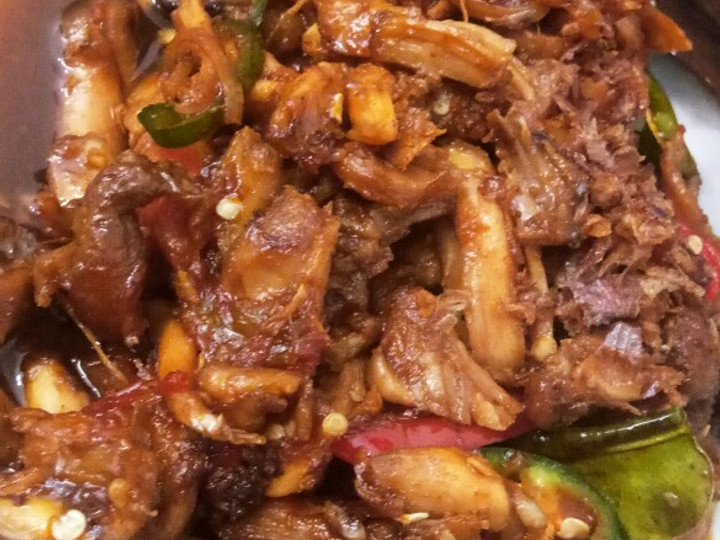 Langkah Mudah untuk Menyiapkan Ayam Suwir pedas manis yang Bikin Ngiler