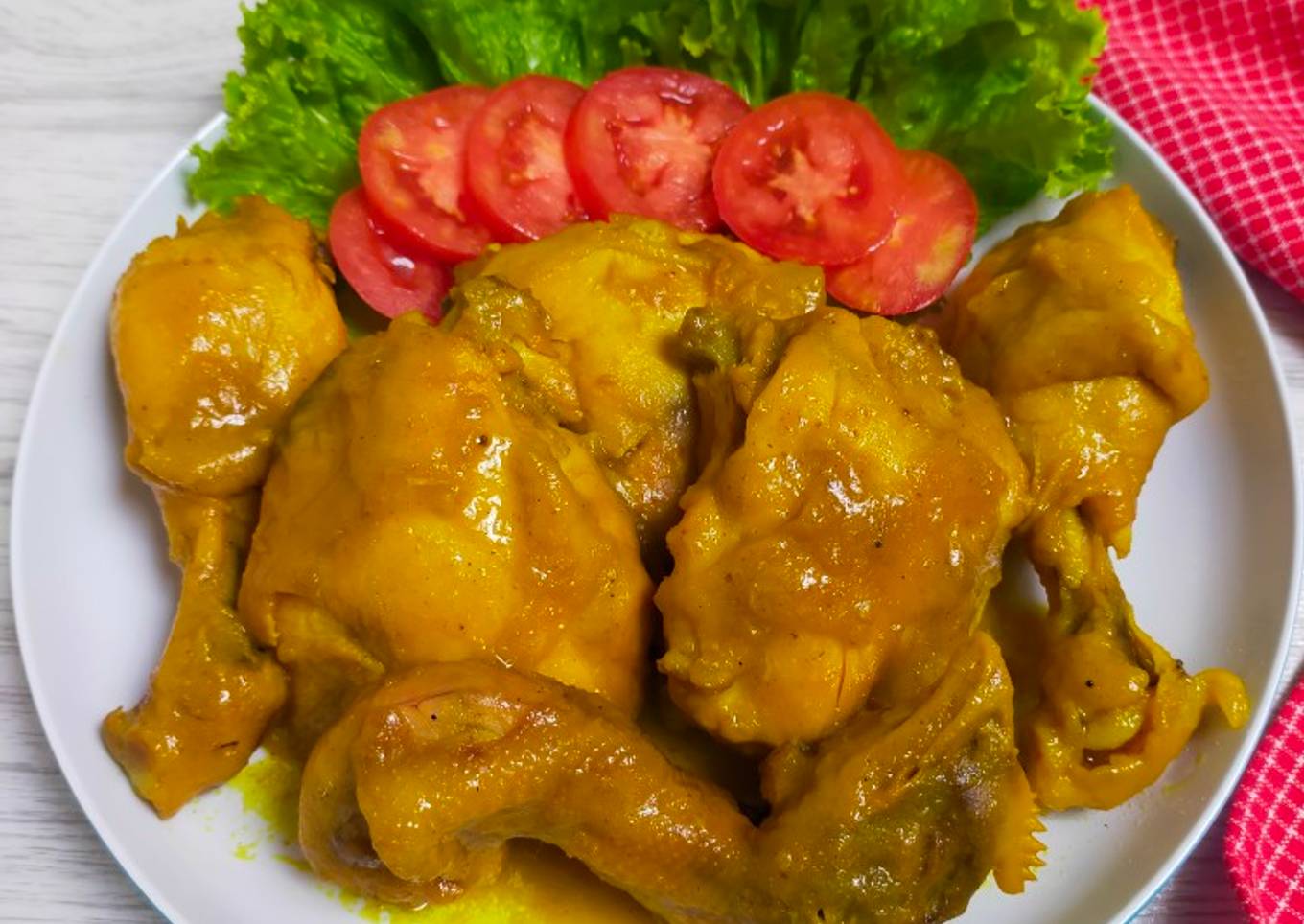 Ayam Ungkep Bumbu Kuning (Stok Siap Goreng/Bakar)