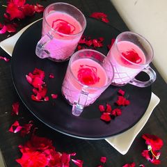 A picture of Rose lassi.