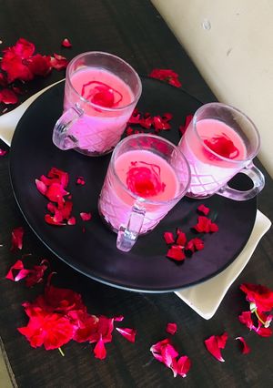 A picture of Rose lassi.