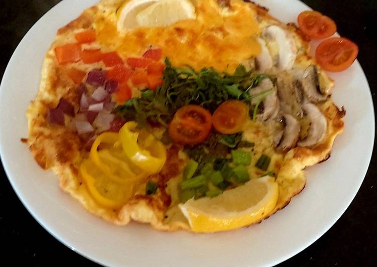 My Colourful tasty Omelette #Lunch#Eattherainbow