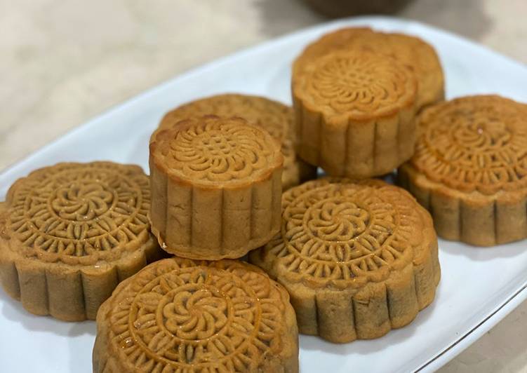 Proses Menyiapkan Moon Cake 🥮 eggless Dan vegetarian, Menggugah Selera