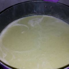 A picture of Cream of Broccoli Soup.