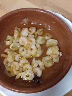 Una foto de Gambas al pilpil