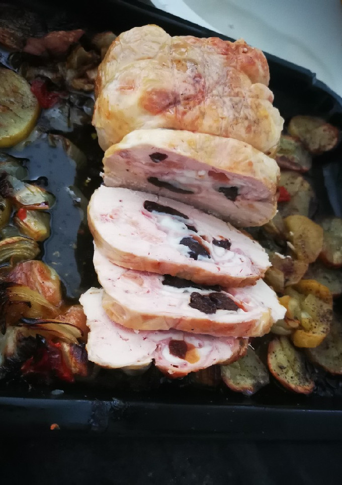Una foto de Pollo relleno