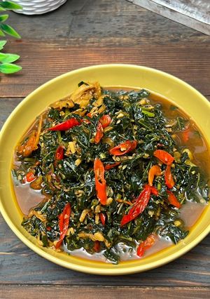 Foto resep Tumis daun pepaya teri