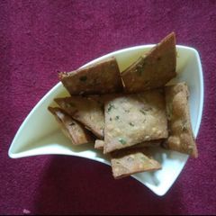 A picture of Millet methi vada.