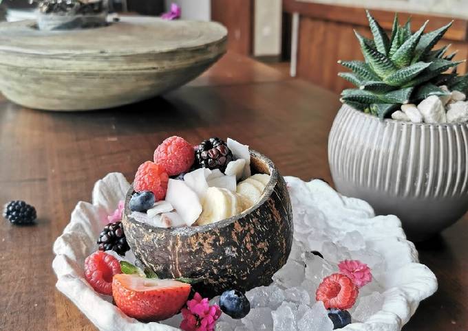 Steps to Prepare Award-winning Acai Coco berry bowl