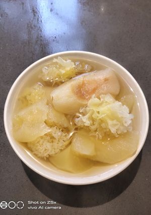A picture of Fruit Soup.