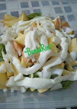 Foto resep Salad lattuce apple