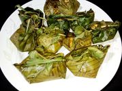 Gambar botok udang kelapa