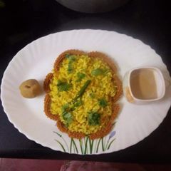 A picture of Puffed rice upma.