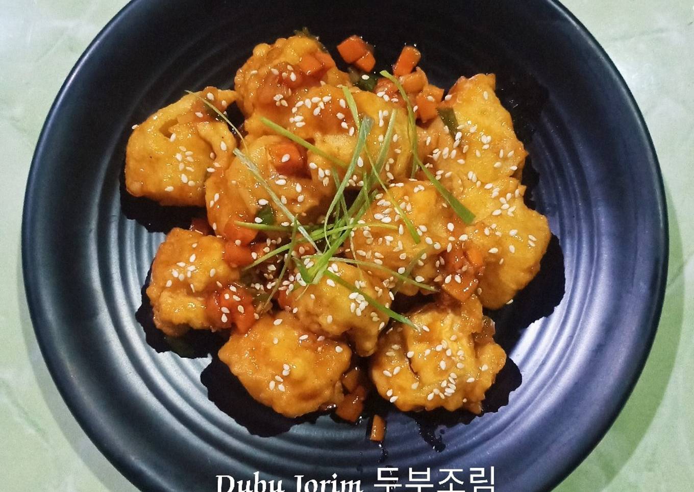 Dubu Jorim 두부조림 (Tahu Pedas Korea)