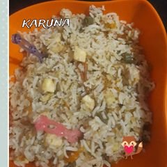 A picture of Paneer fried rice.