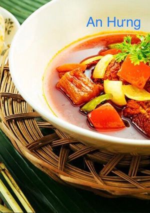 Hình của món Bò Hầm Ngũ Vị.