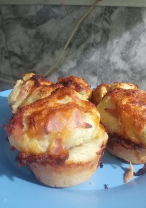 Una foto de Pan muffin masa de pizza