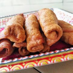 Semolina Spring Rolls A picture of Semolina Spring Rolls.