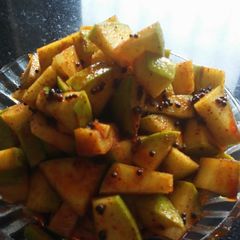 A picture of Kairiche Karmath (Instant Mango Pickle).