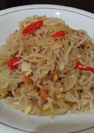 Foto resep Mie Shirataki Goreng Terasi #dietketo #dietdebm