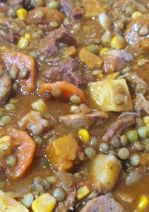 Una foto de Cazuela de lenteja