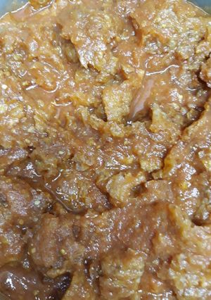 Una foto de Chicharrón en Salsa Roja
