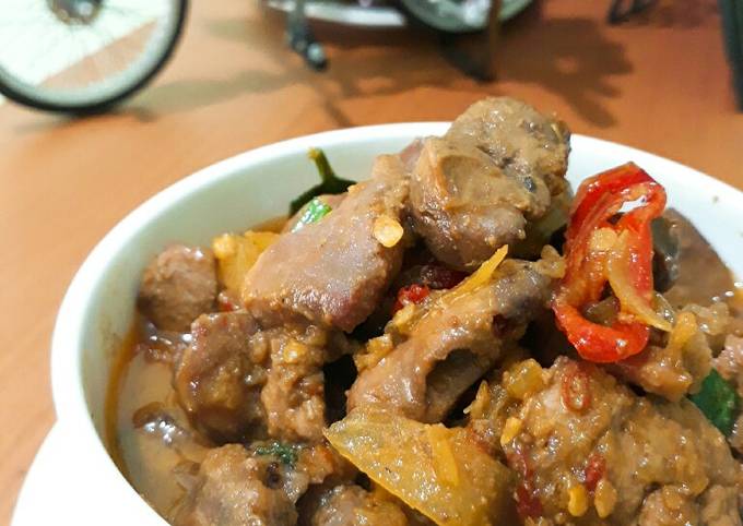 Semur ati ampela ayam