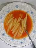 Sopa de poro y papa