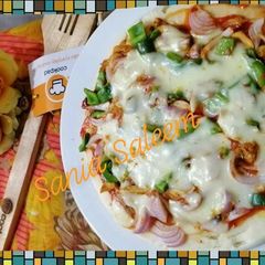 A picture of Fajita Pizza.