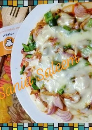 A picture of Fajita Pizza.
