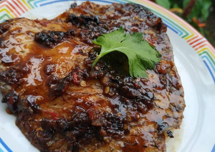 Gurame bakar saus bulgogi