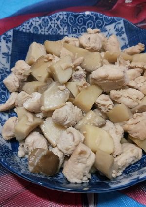 杏鮑菇炒雞胸肉 的食譜成品照片