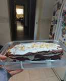 Torta red velvet de maní/almendras keto
