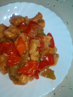 Una foto de Pollo Agridulce estilo oriental