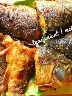 Foto resep 5. IKAN MAS GORENG bumbu kunyit