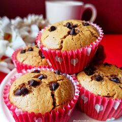 A picture of Dalgona muffins.