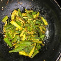 A picture of Masala Bhindi.