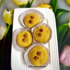 A picture of Gur Narkel Sandesh (Jaggery Coconut Joy).