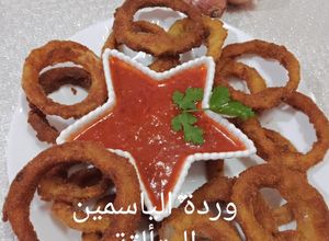 صورة لوصفة حلقات البصل المقرمشة
