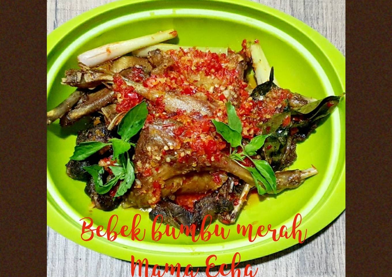 Bebek bumbu merah