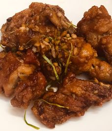 gà chiên mắm tỏi