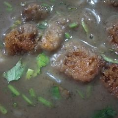 A picture of Chana soup.
