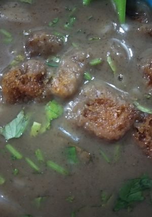 A picture of Chana soup.