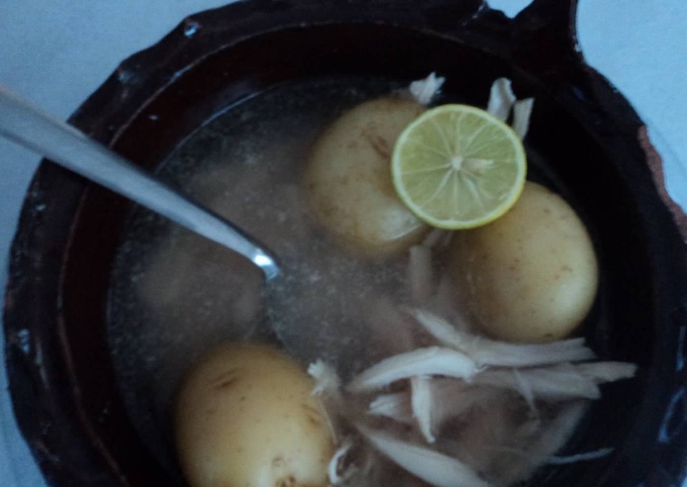 Caldo de papa y pechuga pa los heridos de la Cristiada