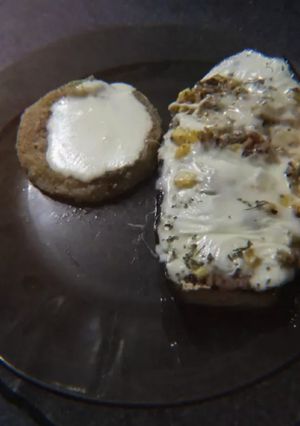 Una foto de Berenjenas rellenas