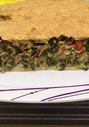 Una foto de Tarta de espinacas y atún!