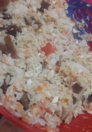 Una foto de Ensalada de arroz fría