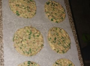 Una foto de Hamburguesas de pollo con avena