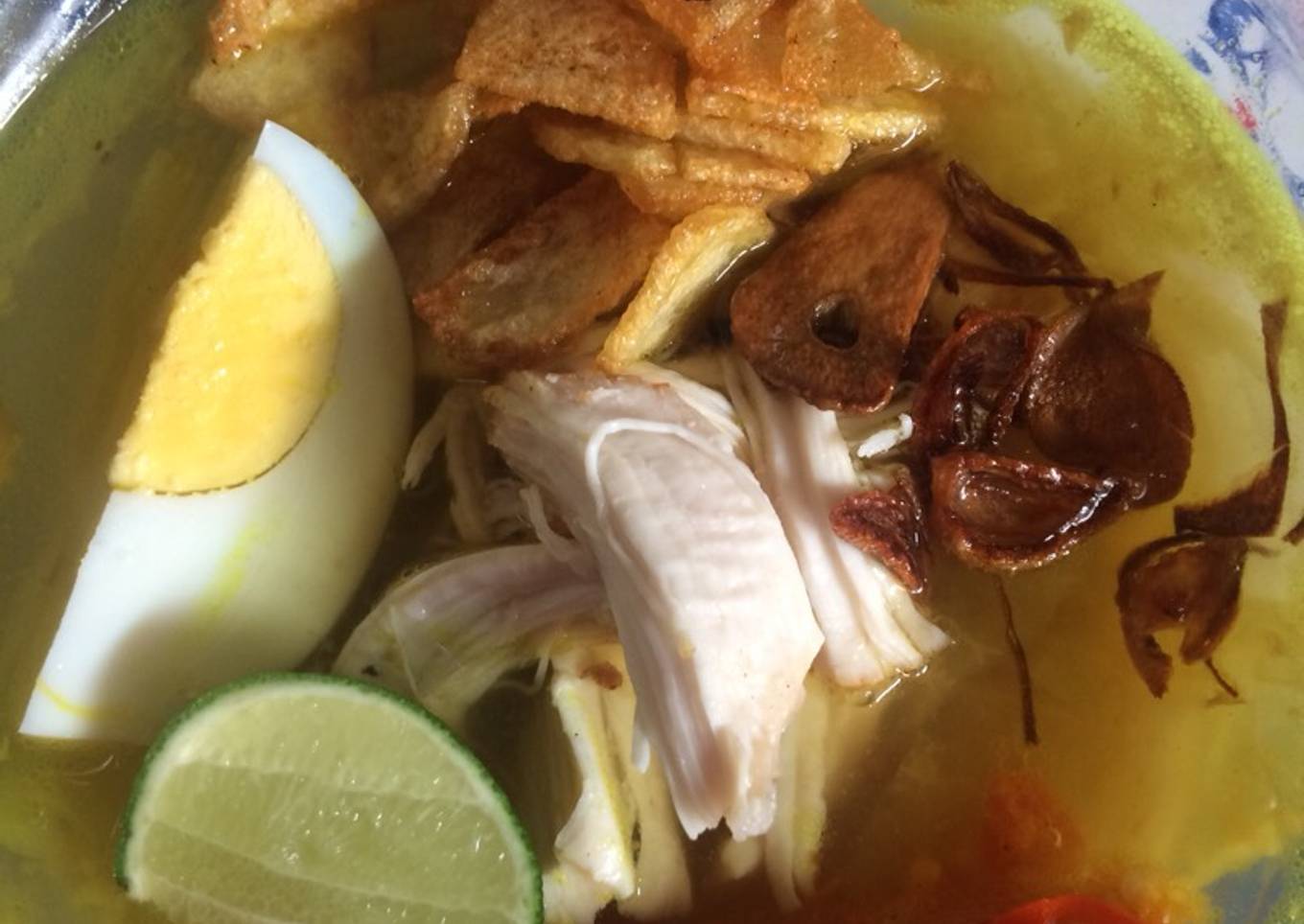 Soto bening (tanpa koya)