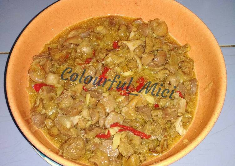 Langkah meracik Ati - Ampela Saus Tiram Anti Gagal