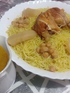 صورة لوصفة رشتة عاصمية جزائرية 🍜